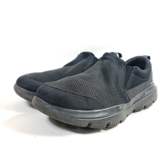 Skechers Mens Size 12.5 Ultra Go Slip-On Shoes Black - Picture 2 of 9